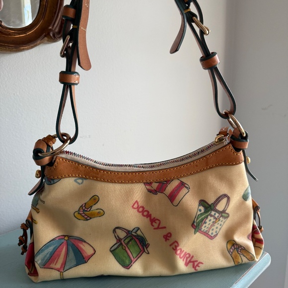 Dooney & Bourke Miami Beach Themed Slouch Shoulder Bag - Picture 7 of 14